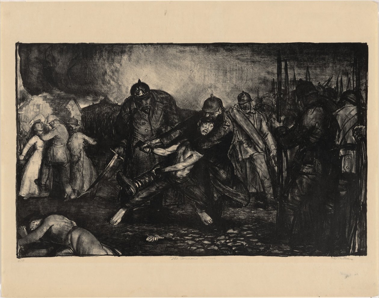 Megérkeznek a németek alkotó: George Bellows
