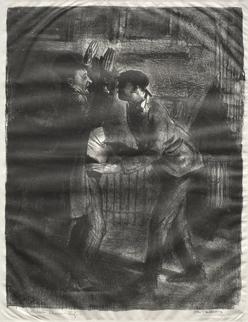 A rablás, második felvonás alkotó: George Bellows