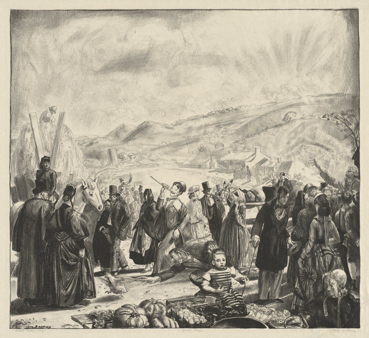 Az Ír Vásár alkotó: George Bellows
