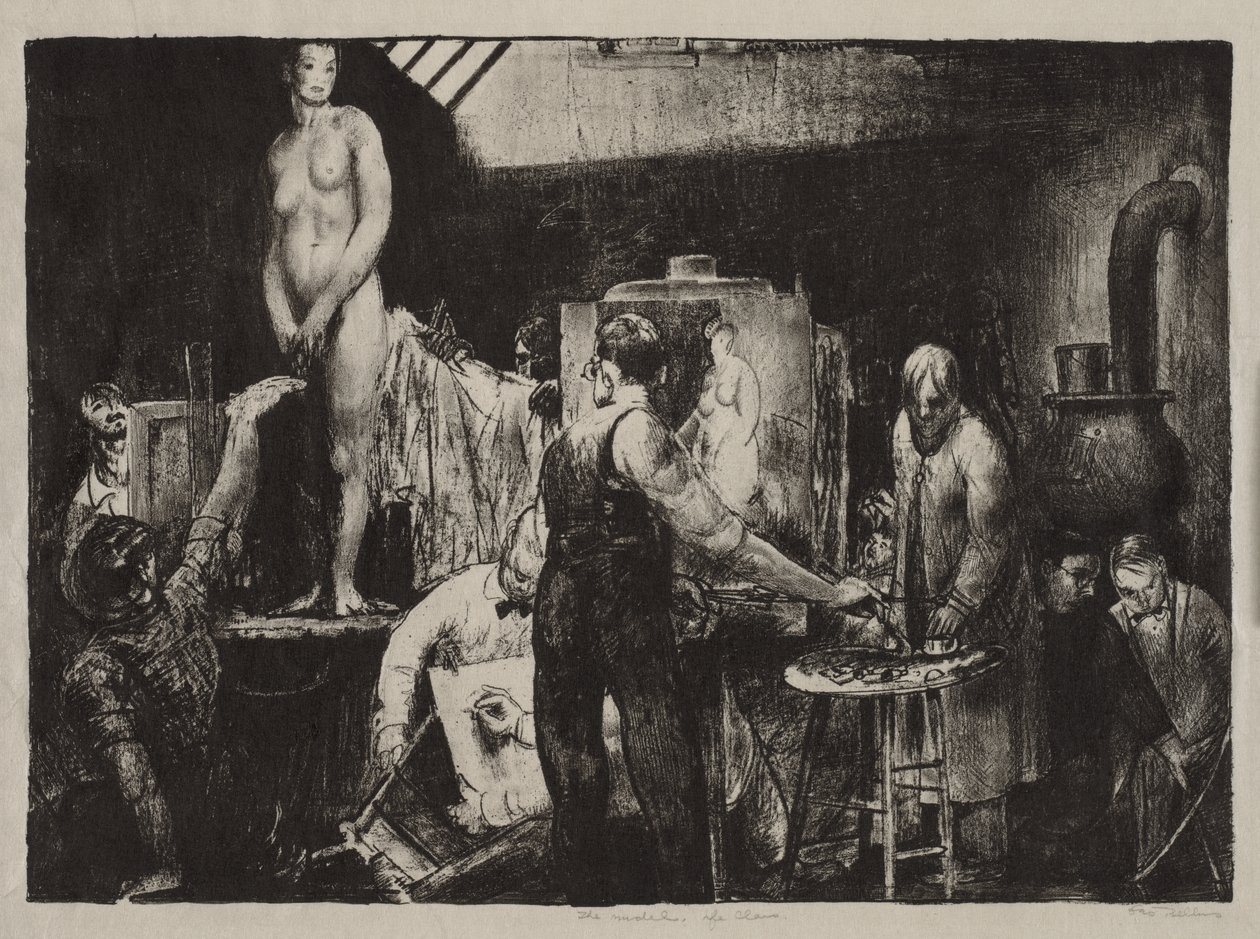 „Az aktóra” alkotó: George Bellows