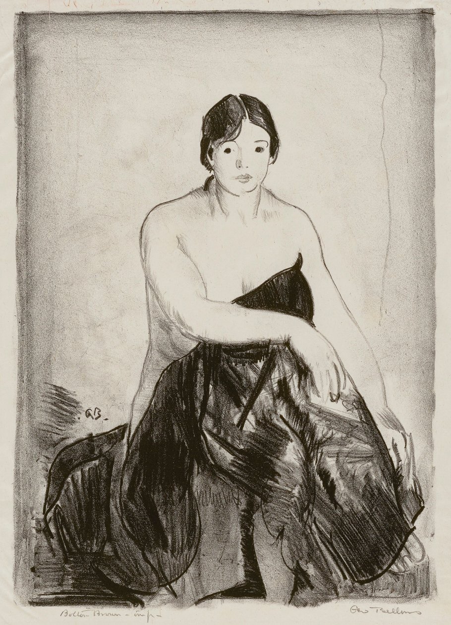 A modell, a második kő alkotó: George Bellows