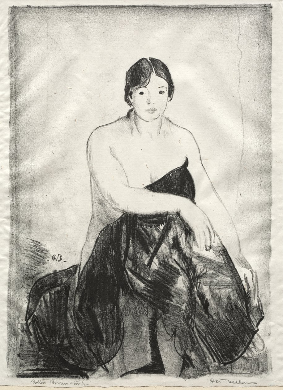 A modell, a második kő alkotó: George Bellows