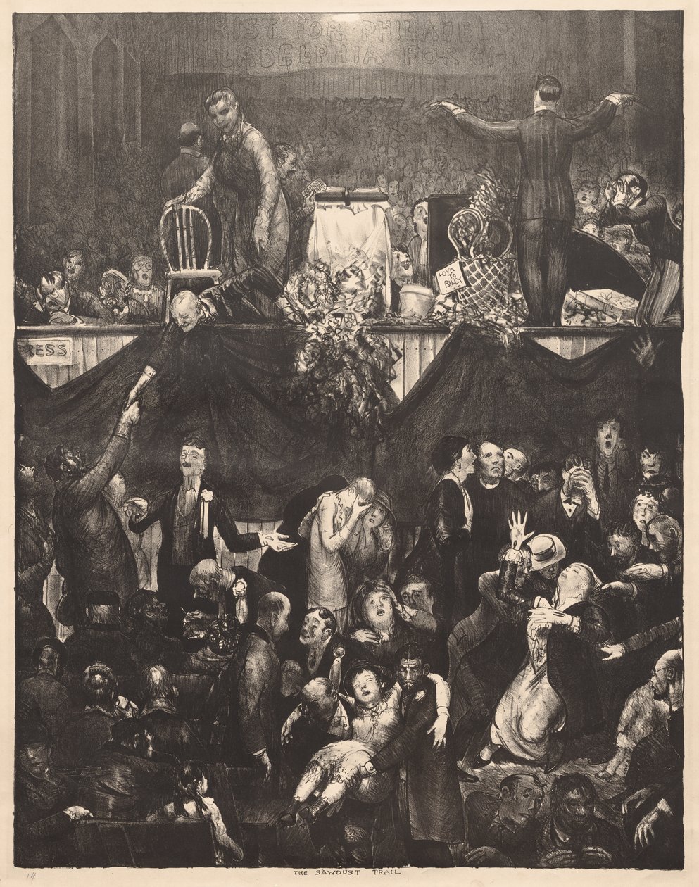 A Fűrészpor-ösvény alkotó: George Bellows
