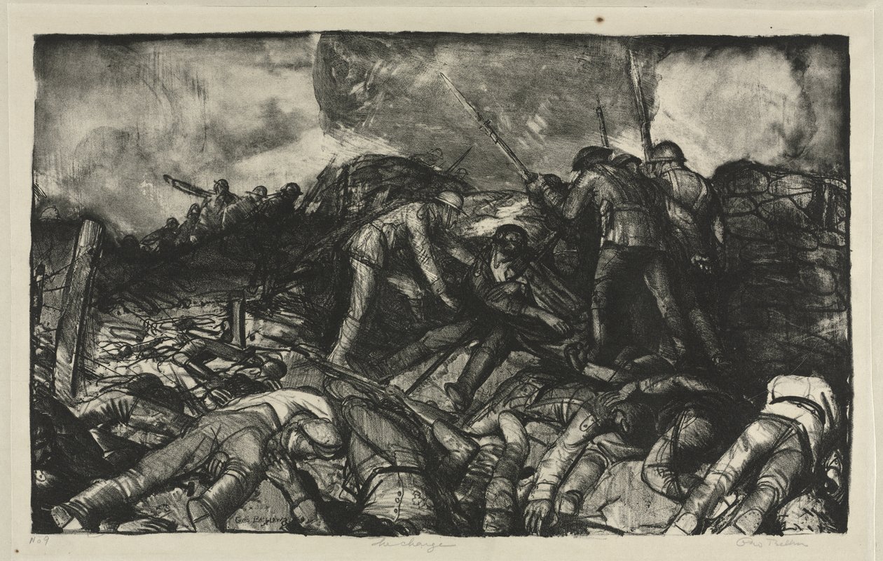 Háborús sorozat: A roham alkotó: George Bellows