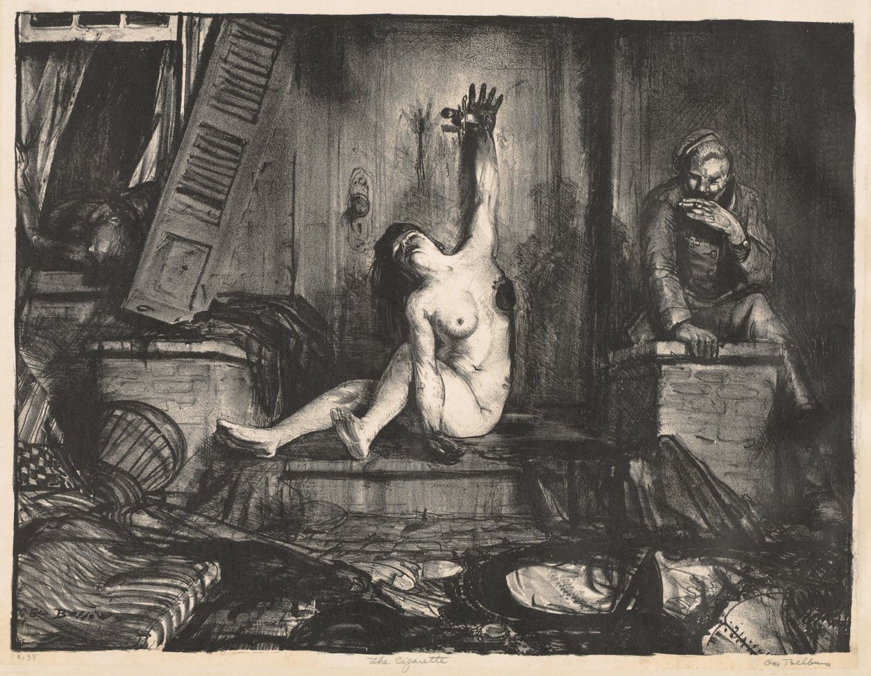Háborús sorozat: A cigaretta alkotó: George Bellows