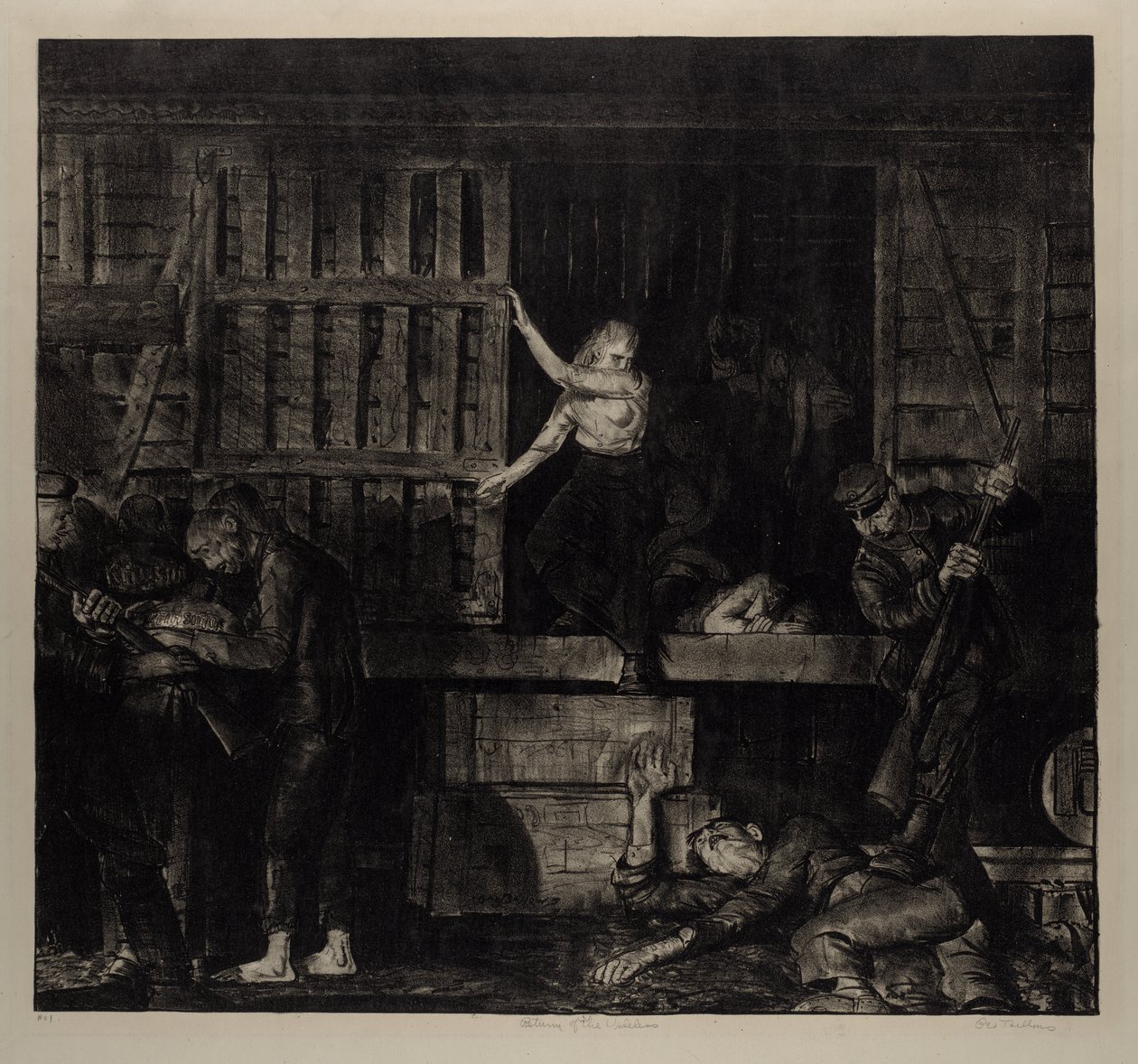 Háborús sorozat: A haszontalanok visszatérése alkotó: George Bellows