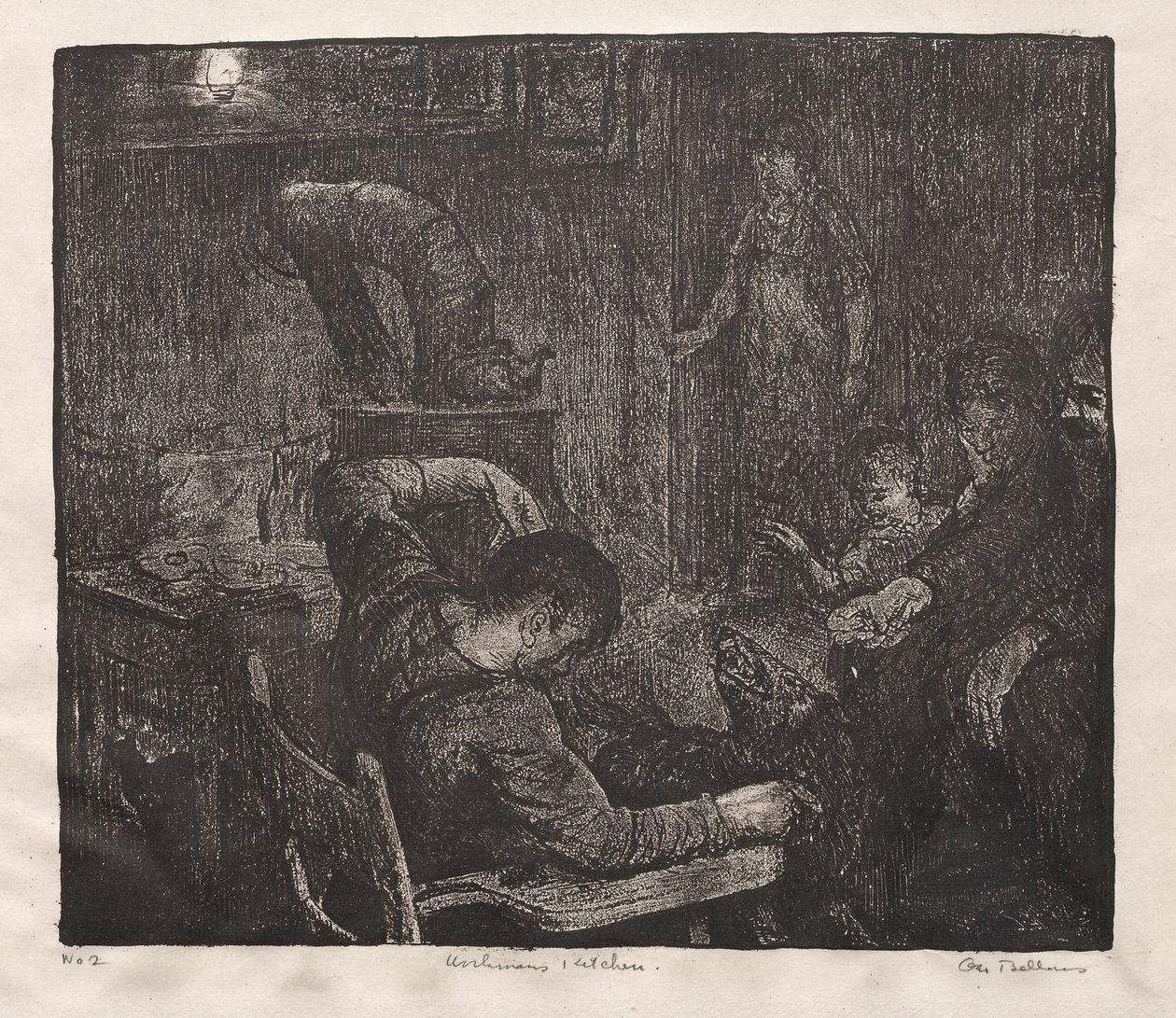 Egy munkás konyhája alkotó: George Bellows
