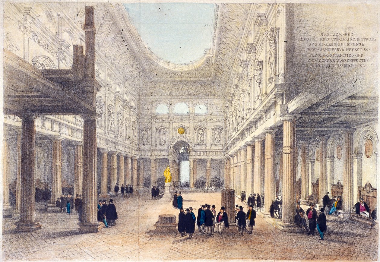 Royal Exchange 3. belső, London, 1840 alkotó: George Belton Moore