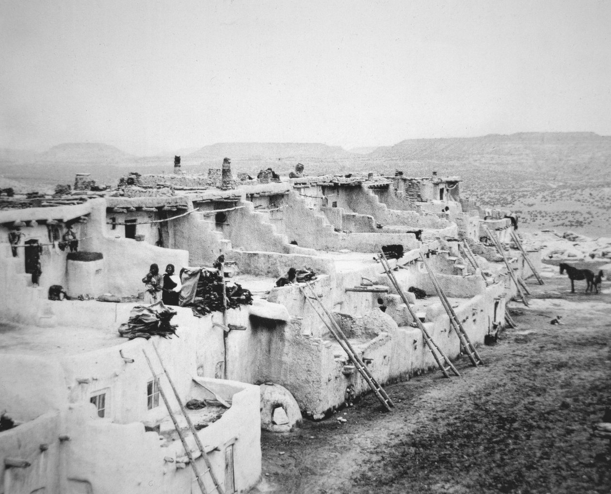 Pueblo Acoma, Új-Mexikó alkotó: George Benjamin (Ben) Wittick