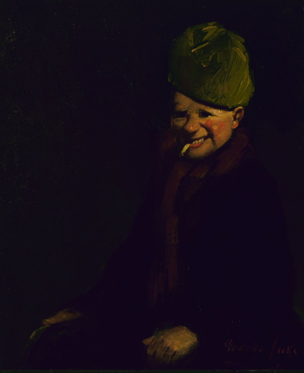 Újévi lövész, 1917. alkotó: George Benjamin Luks