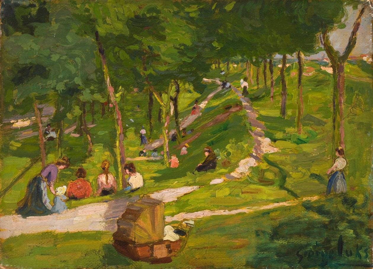 New York Park alkotó: George Benjamin Luks