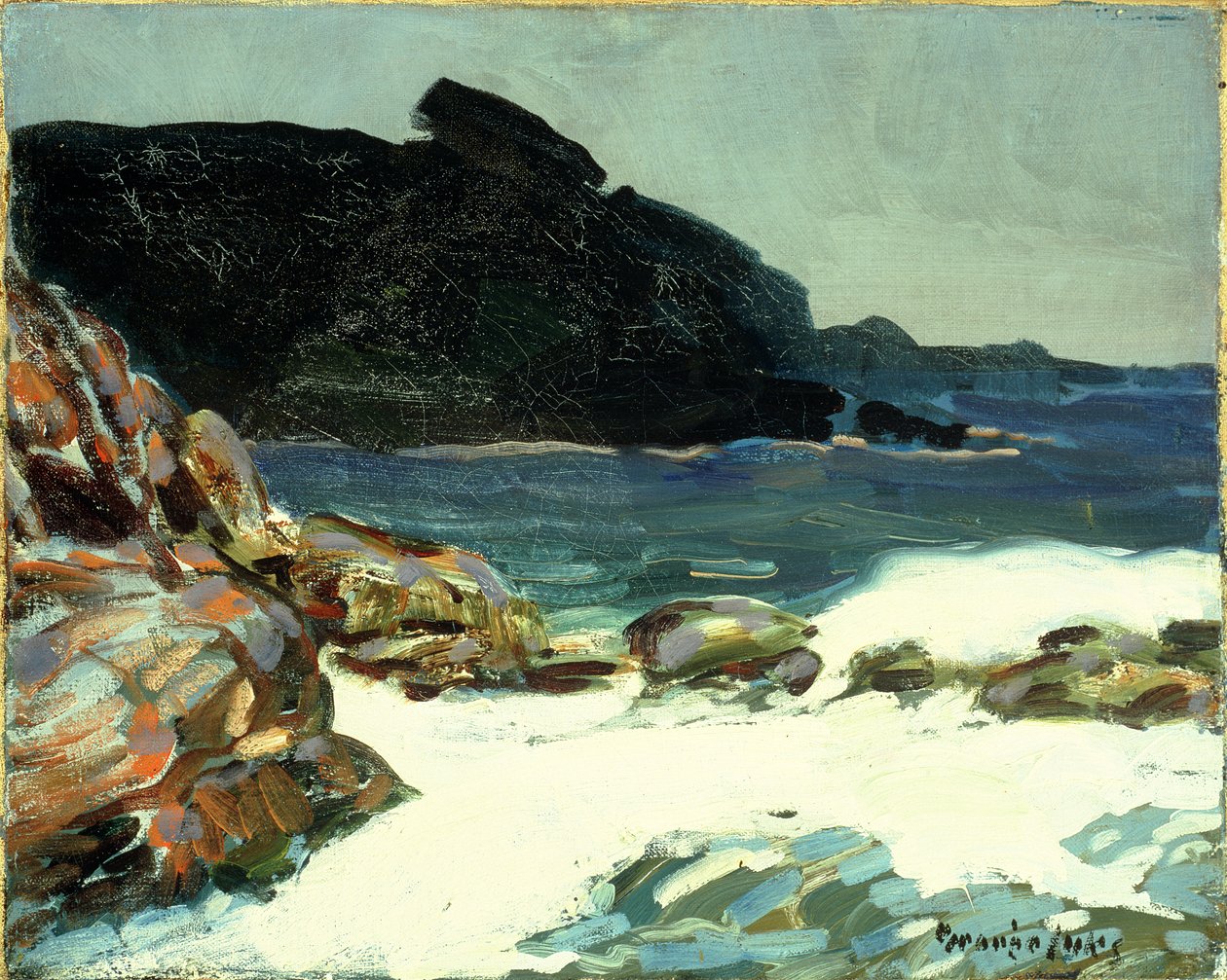 The Ledge, Elizabeth, Maine (olaj, vászon) alkotó: George Benjamin Luks