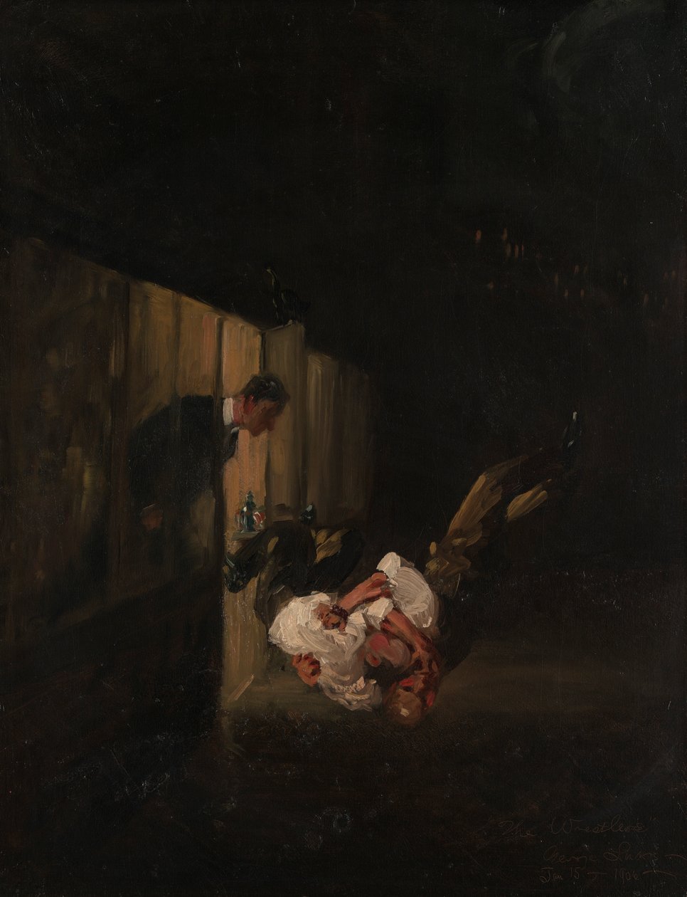 A Birkózók alkotó: George Benjamin Luks
