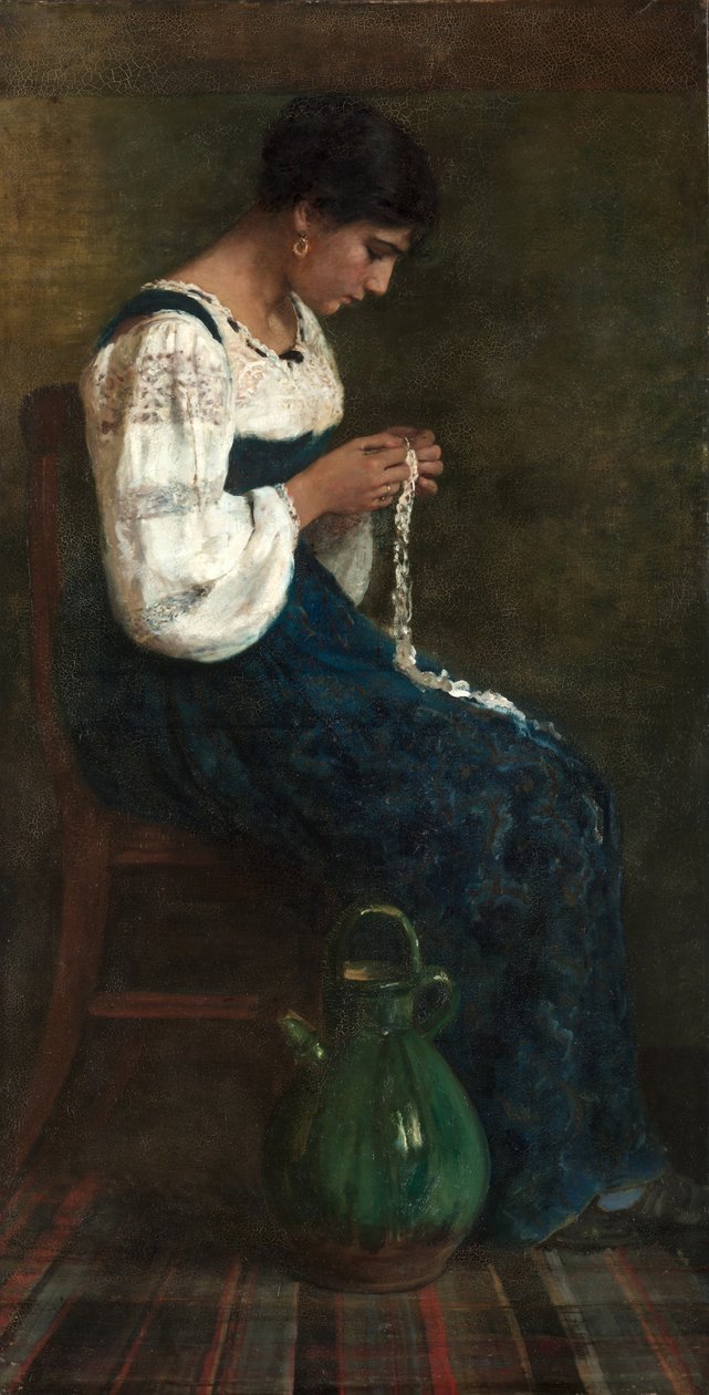 Capri csipkekészítő alkotó: George Bernard Jr Butler