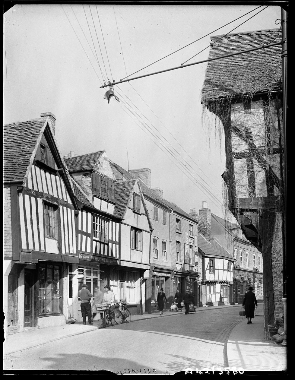 Friar Street, Worcester, Worcestershire, 1942. alkotó: George Bernard Mason