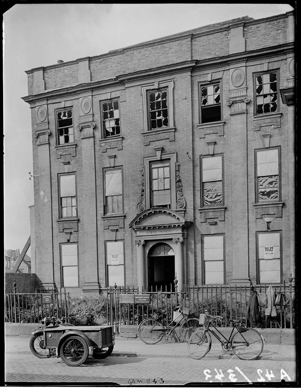 Kirby House, Little Park Street, Coventry, 1941. alkotó: George Bernard Mason