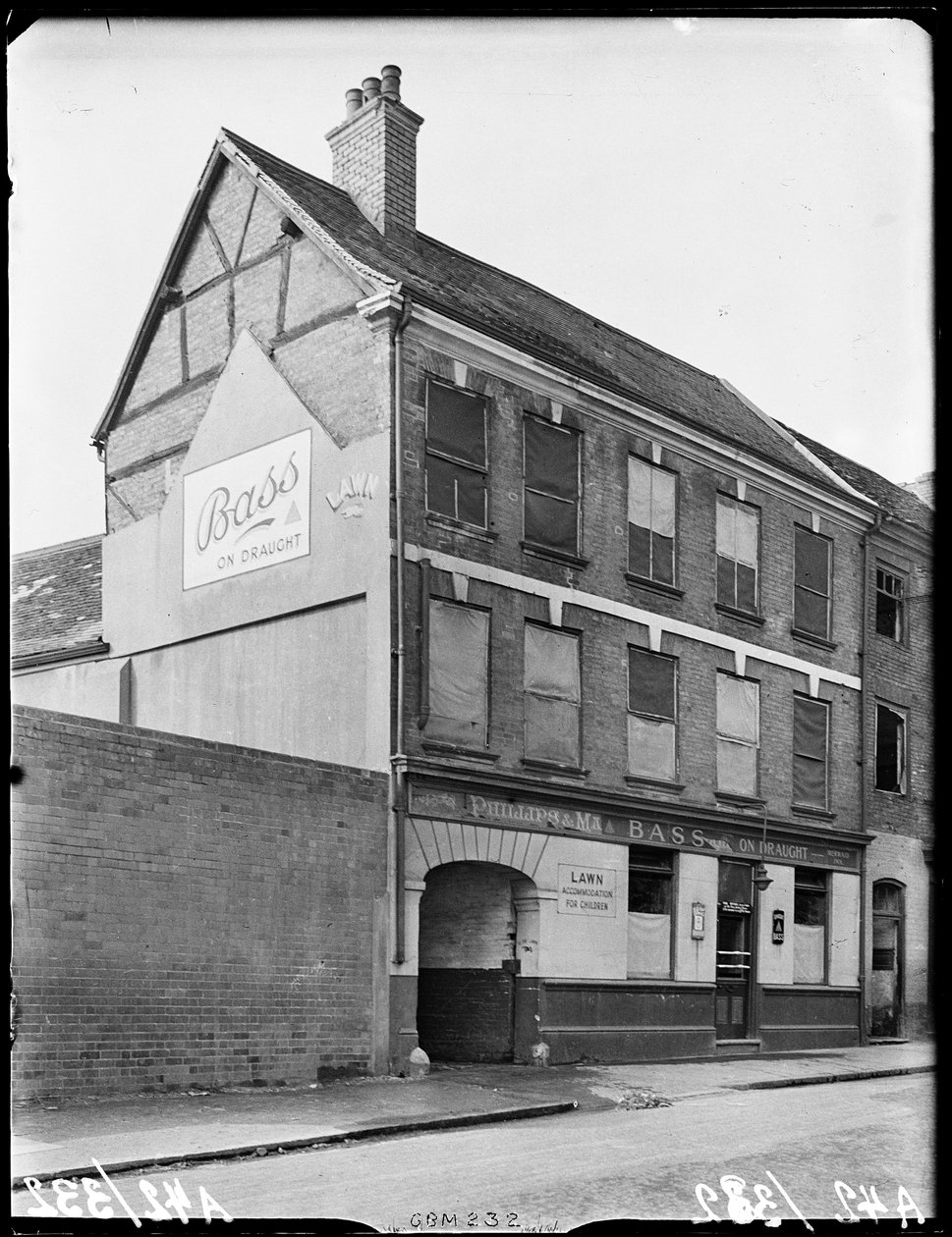 Mermaid Inn, Gosford Street, Coventry, 1941. alkotó: George Bernard Mason