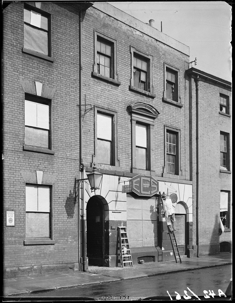 Much Park Street, Coventry, 1941. alkotó: George Bernard Mason