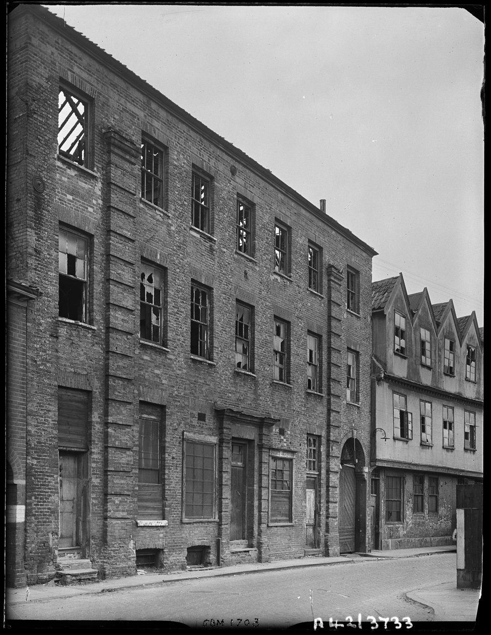 Norfolki Vasmű, Coslany Street, Norwich, Norfolk, 1942. alkotó: George Bernard Mason