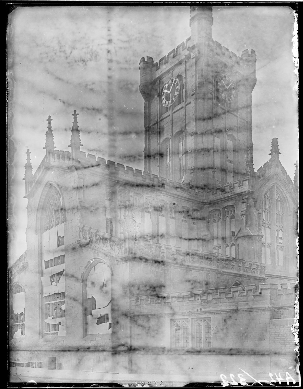 Keresztelő Szent János-templom, Fleet Street, Bablake, Coventry, 1941. alkotó: George Bernard Mason