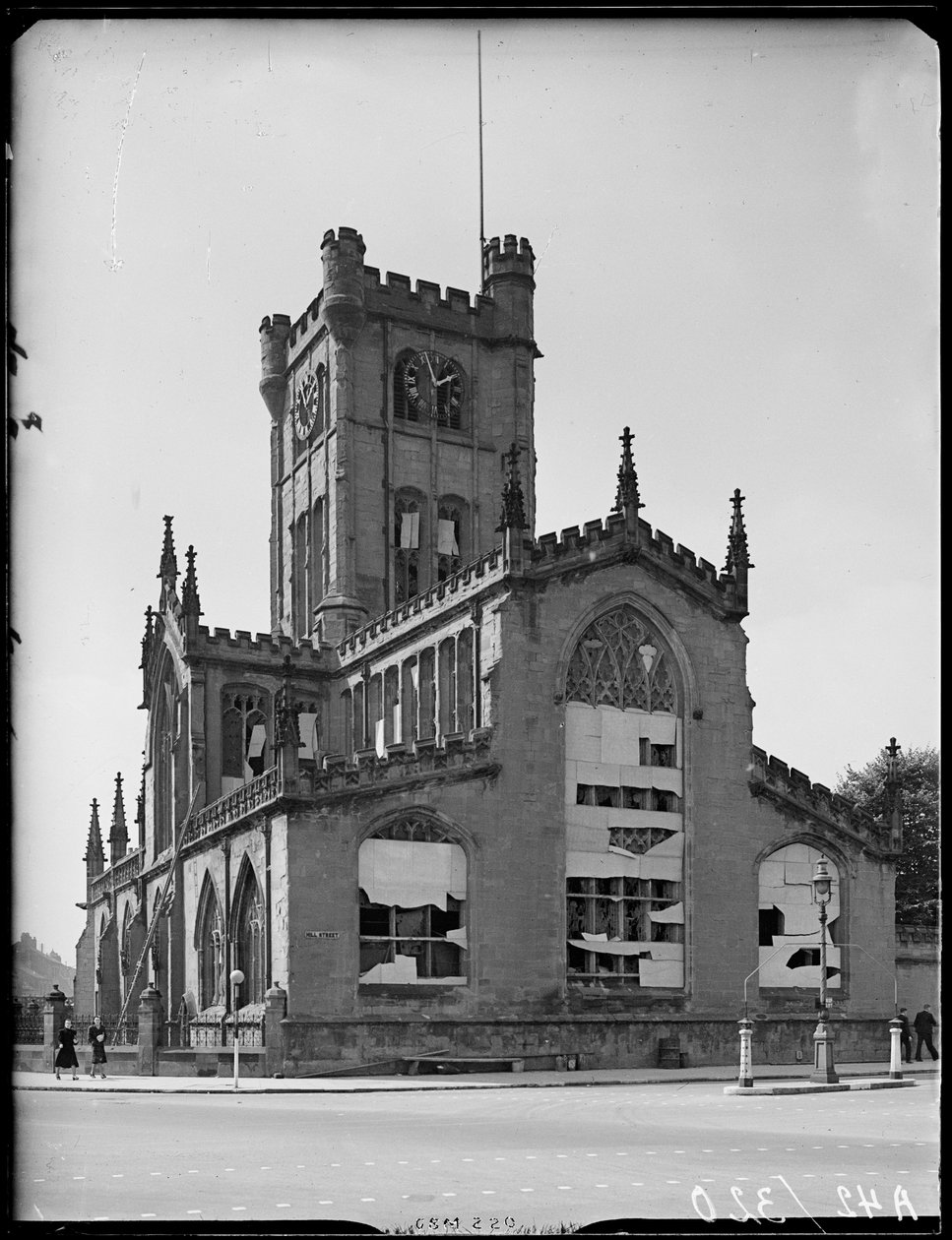 Keresztelő Szent János-templom, Fleet Street, Bablake, Coventry, 1941. alkotó: George Bernard Mason