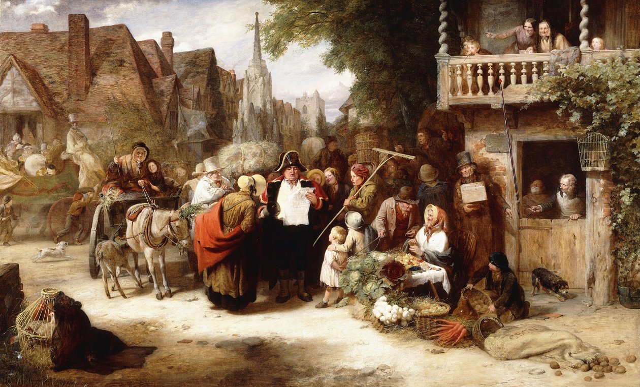Piacnap, a Hippodrome megérkezése, alkotó: George Bernard O