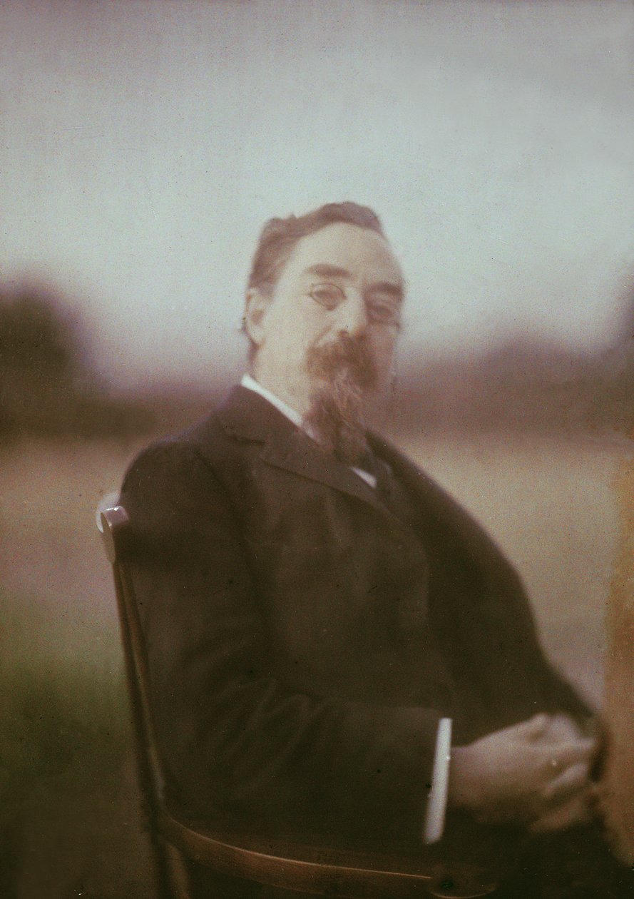 Sidney James Webb (1859-1947) 1. Baron Passfield portréja, 1910 körül (autokróm) (lásd még: 2893) alkotó: George Bernard Shaw