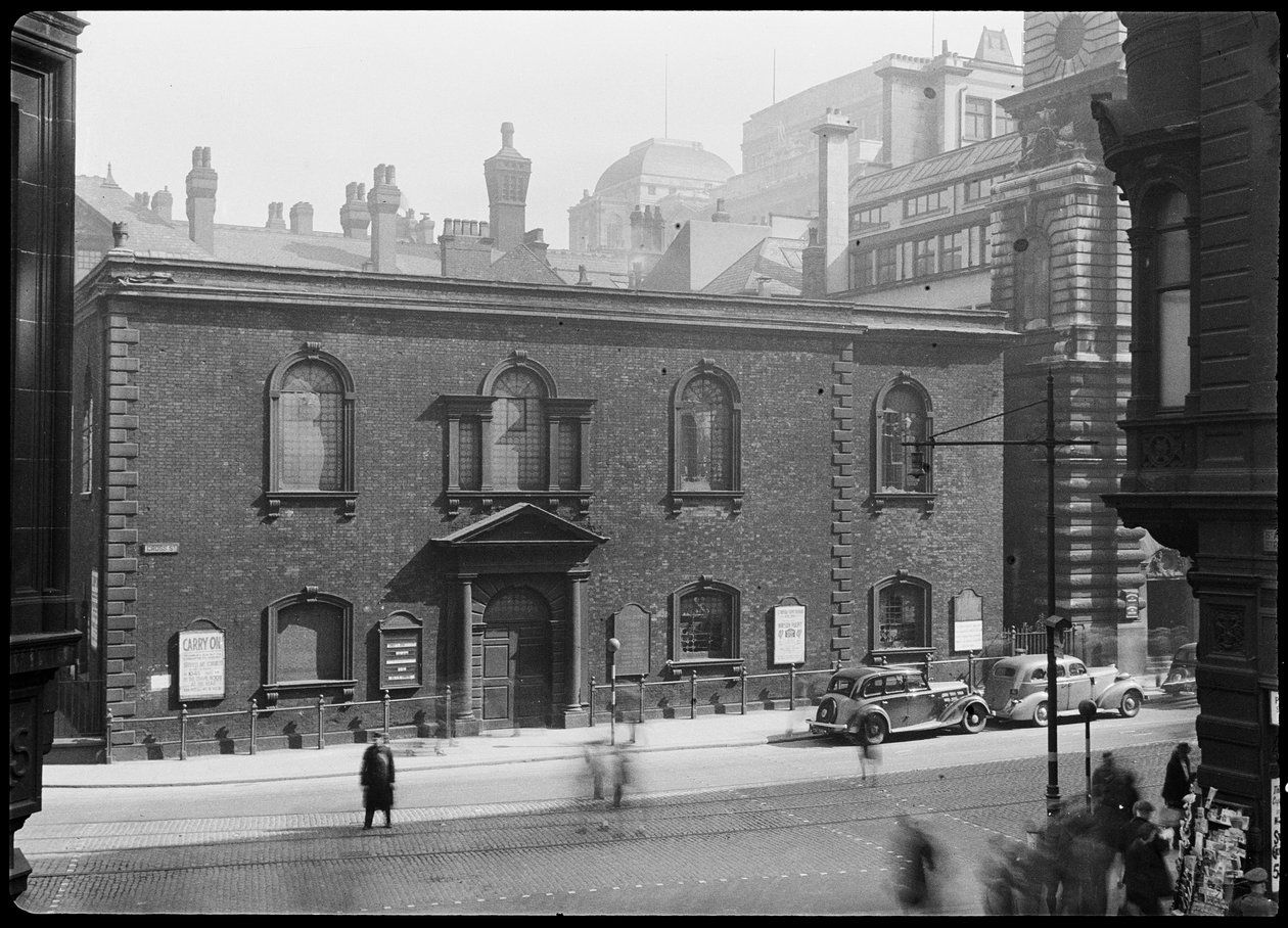 Unitárius kápolna, Cross Street, Manchester, 1940. alkotó: George Bernard Wood