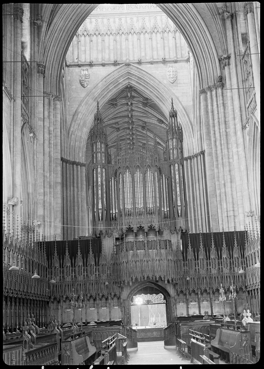 York Minster, Minster Yard, York, 1942. alkotó: George Bernard Wood