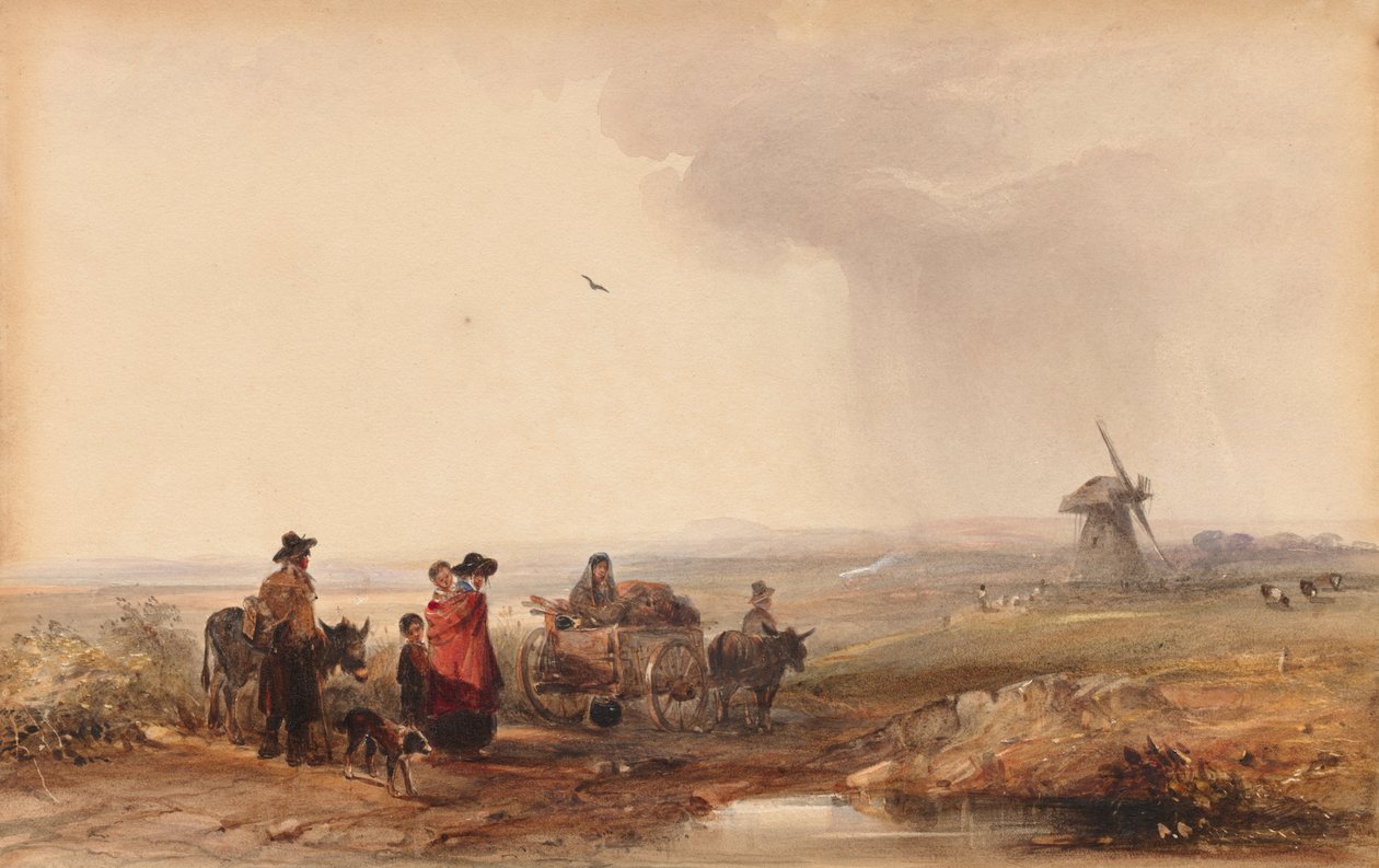 Cigánytábor, Hollandia alkotó: George Bryant Campion