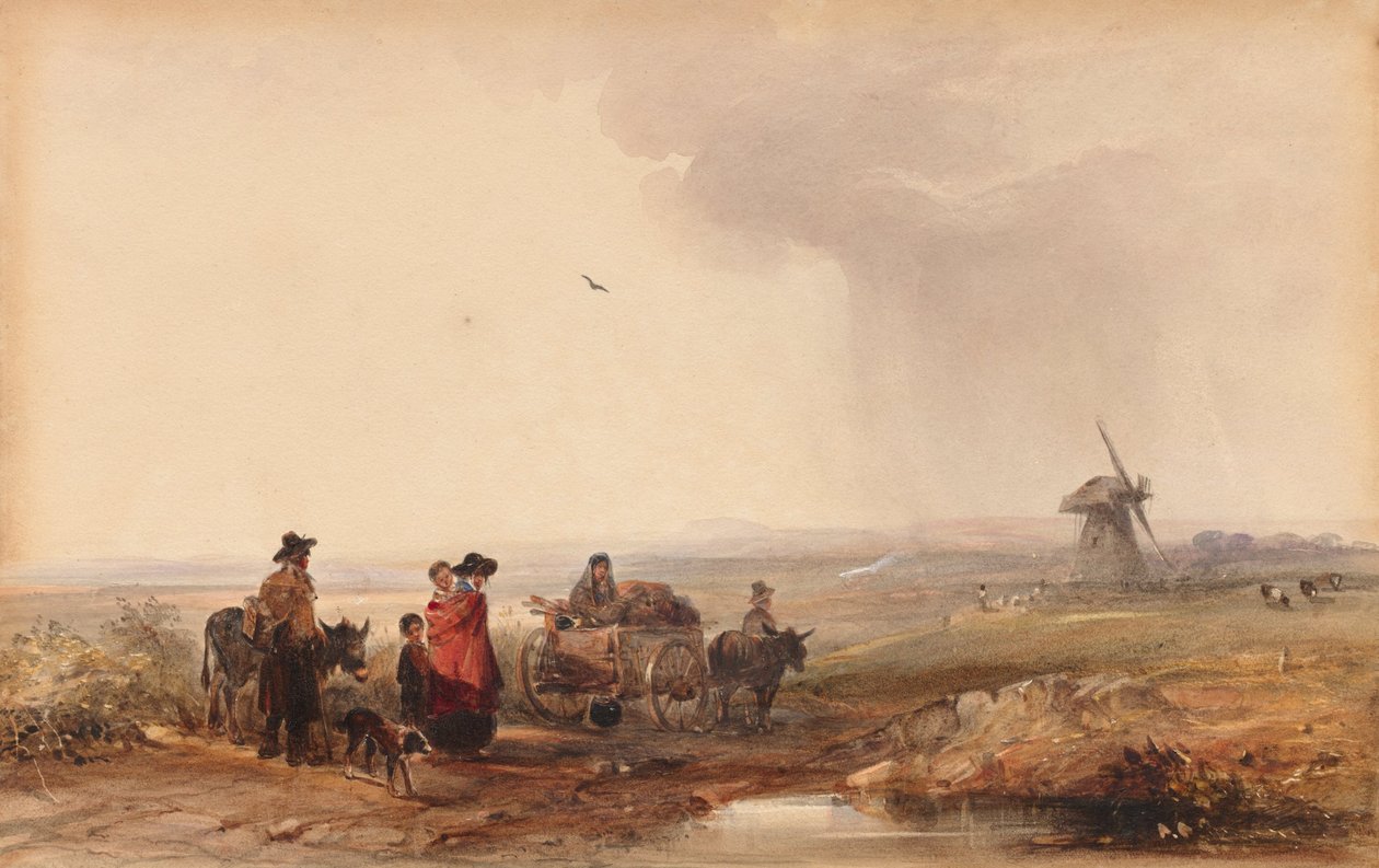 Cigánytábor, Hollandia alkotó: George Bryant Campion
