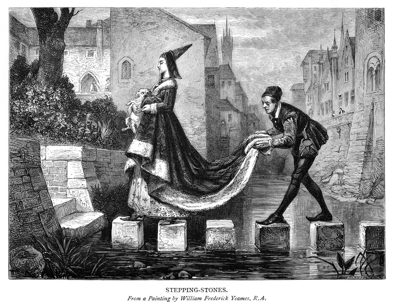Stepping Stones, c19. század. alkotó: George Butterworth