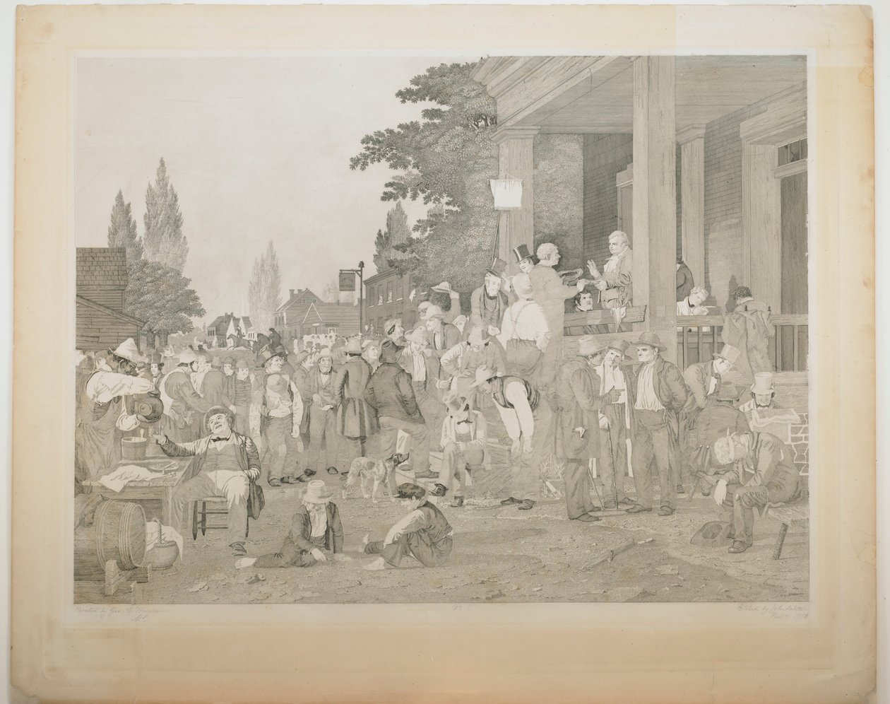 1. bizonyíték a „megyei választásról” alkotó: George Caleb Bingham