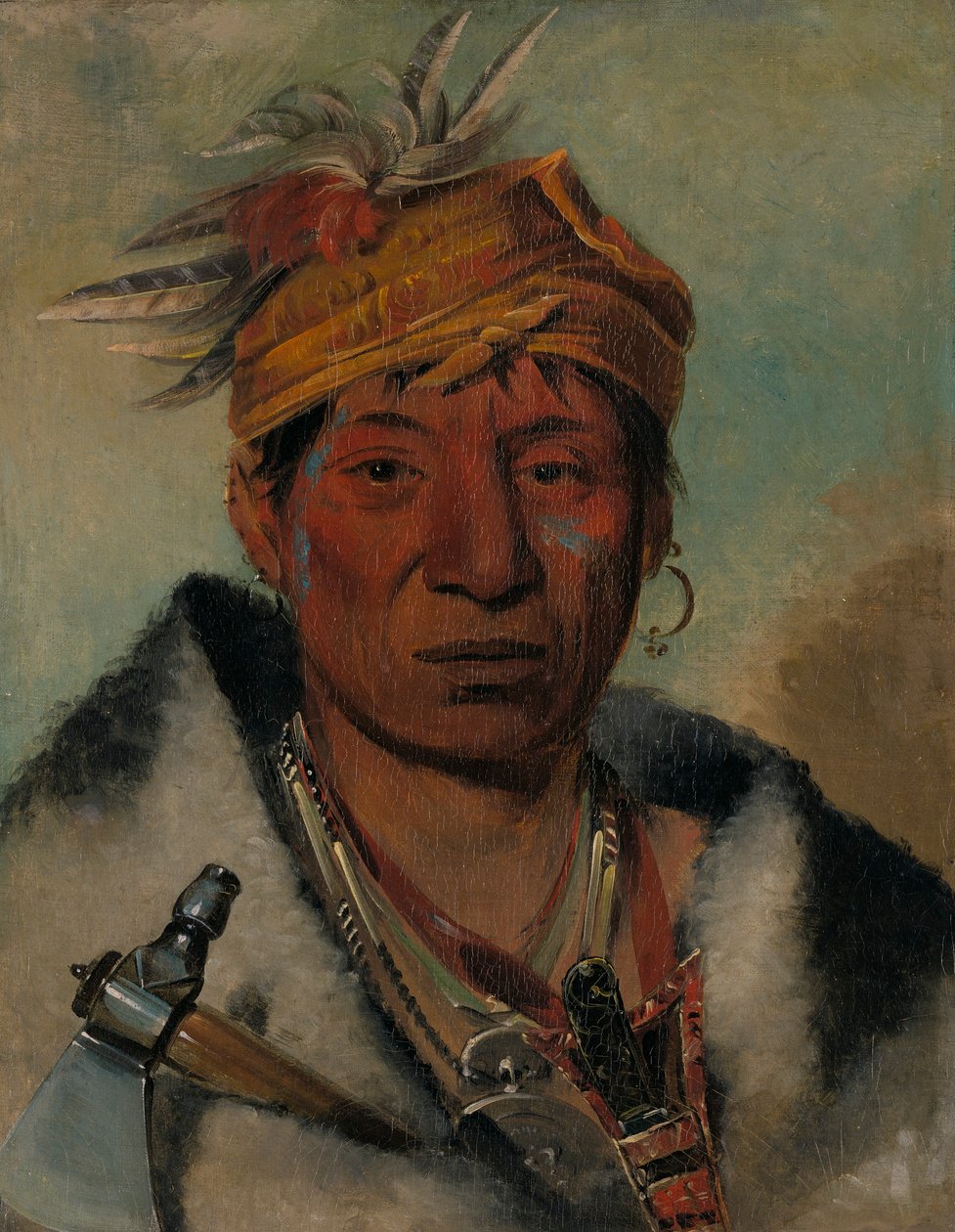 Ah-yaw-ne-tak-oár-ron, a Warrior alkotó: George Catlin