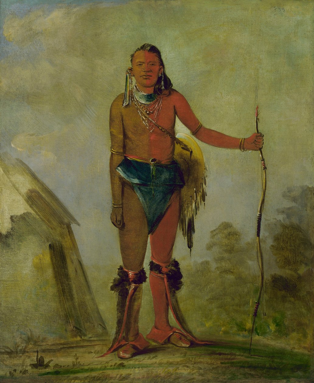 Aih-no-wa, a Tűz, egy Róka Orvostudományi Ember alkotó: George Catlin