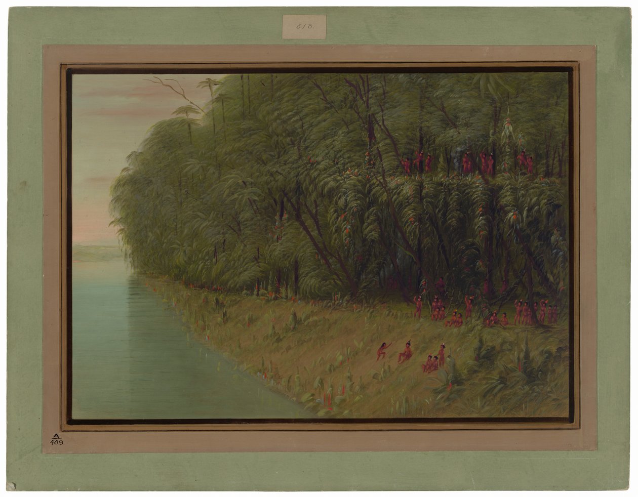 Egy Amazonas-erdő – Kinézett a partra alkotó: George Catlin