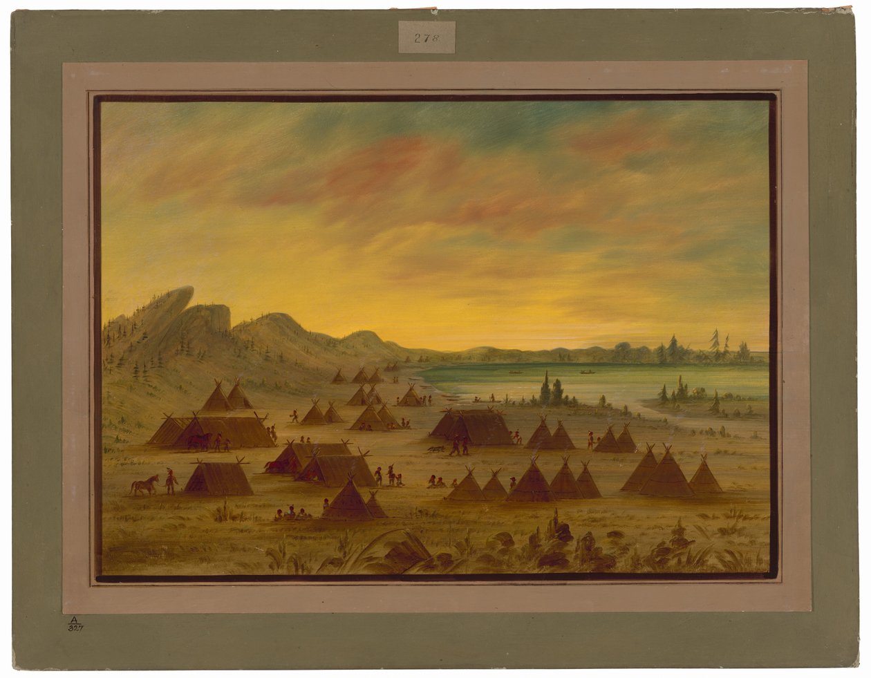 Egy apacs falu alkotó: George Catlin