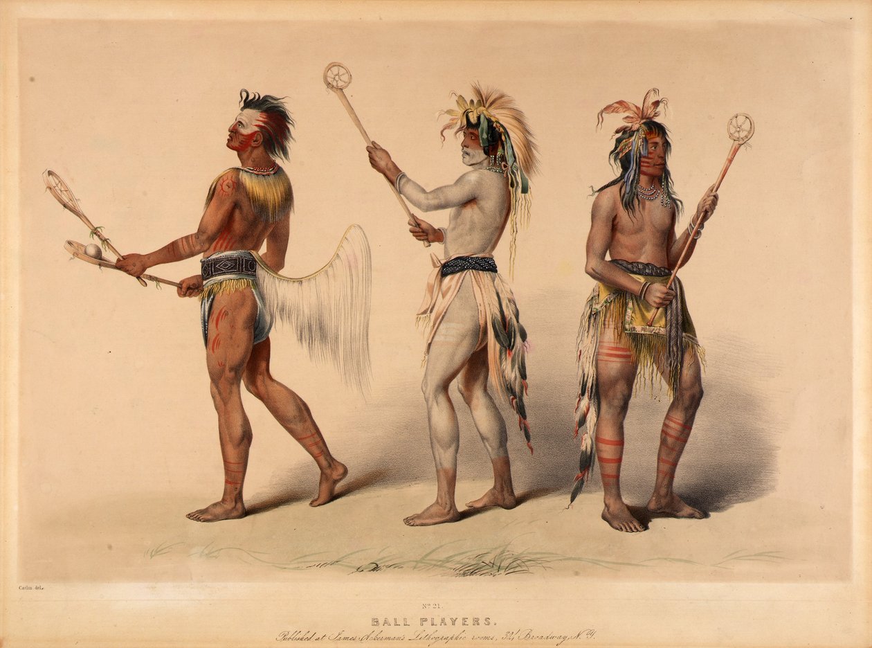 Labdajátékosok alkotó: George Catlin