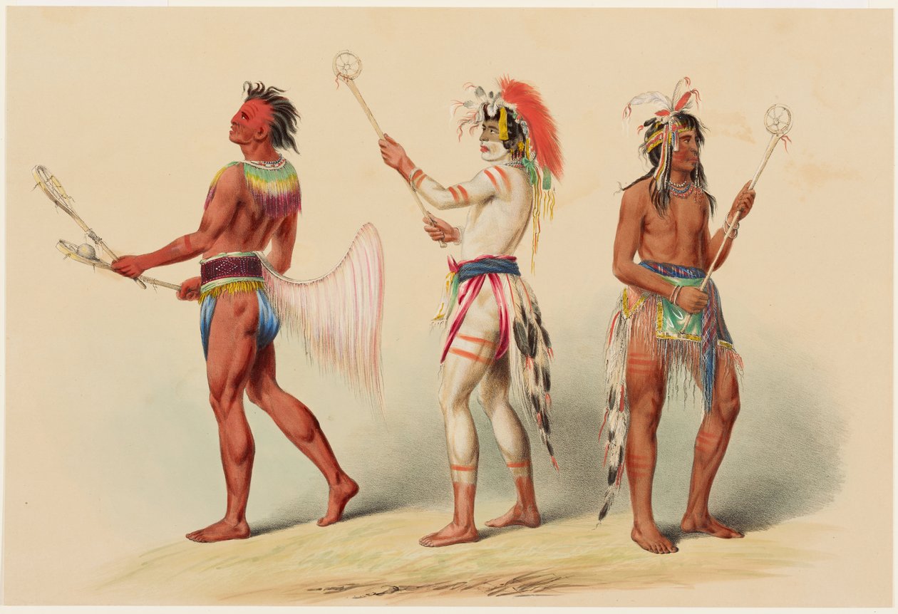 Labdajátékosok alkotó: George Catlin