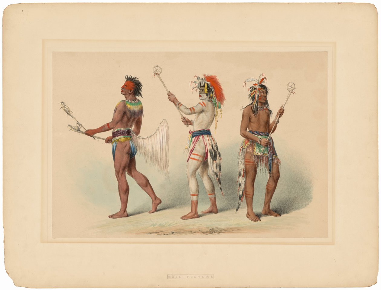 Labdajátékosok alkotó: George Catlin