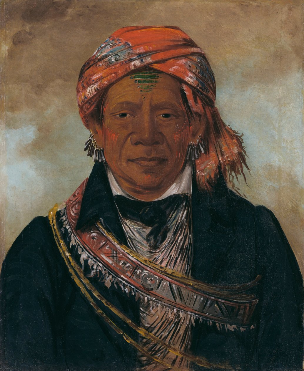 Bód-a-sin, a törzs főnöke alkotó: George Catlin