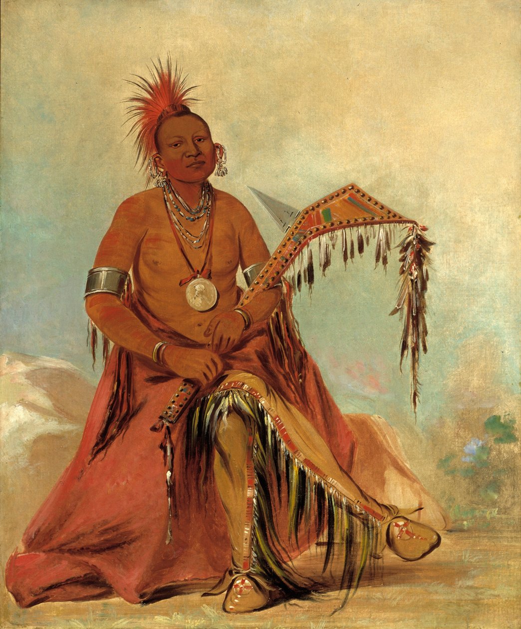Cler-mónt, a törzs első törzsfőnöke alkotó: George Catlin