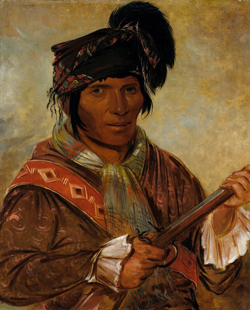 Co-ee-há-jo, a Chief alkotó: George Catlin