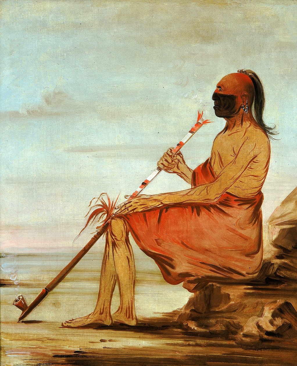 Kú-kú-kú, A bagoly, egy öreg főnök alkotó: George Catlin