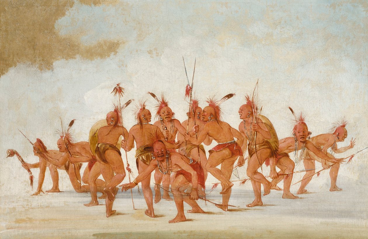 Discovery Dance, Sac és Fox alkotó: George Catlin
