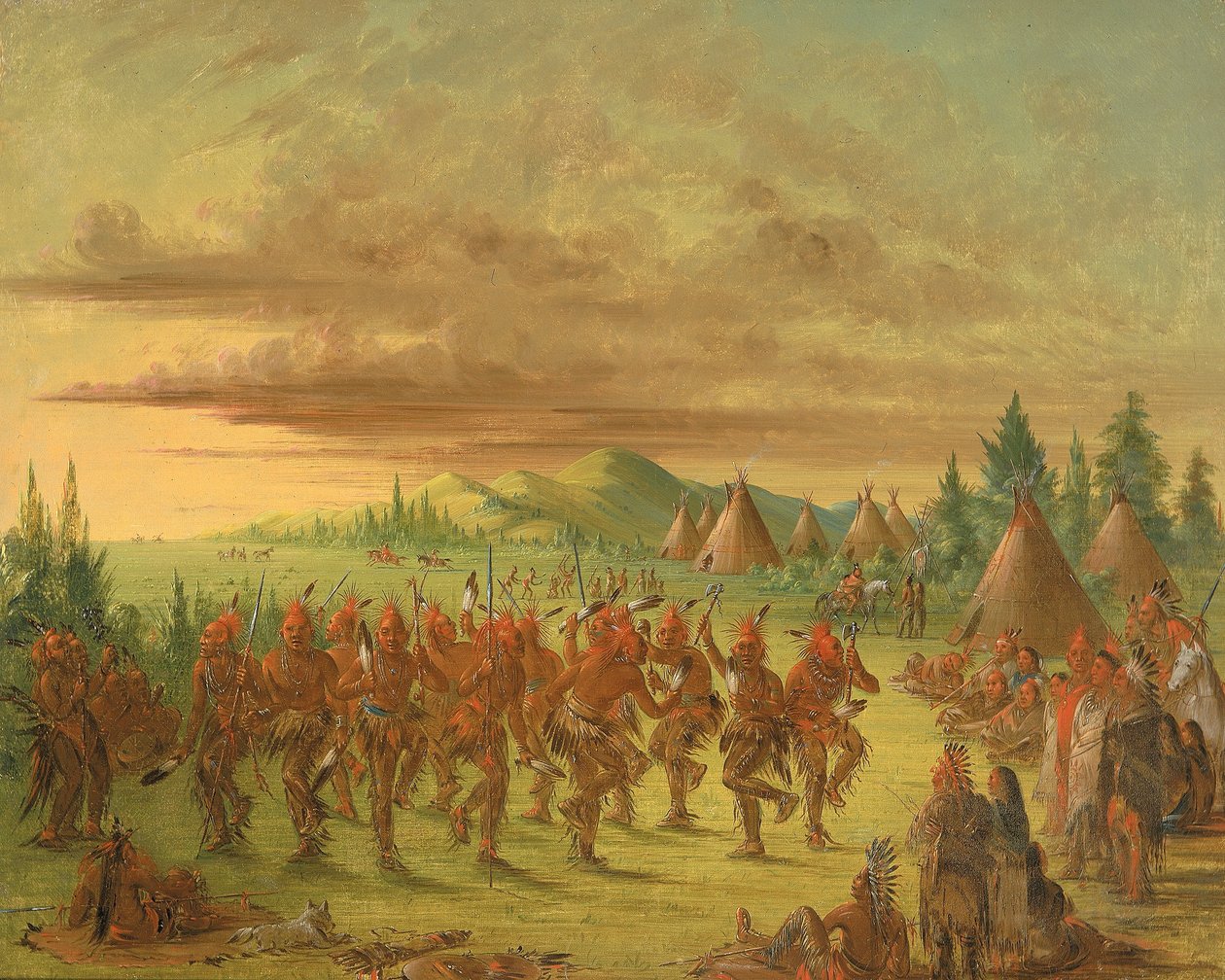 Sas tánc alkotó: George Catlin