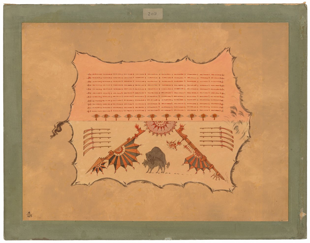 Egy Omaha köntös fakszimile alkotó: George Catlin