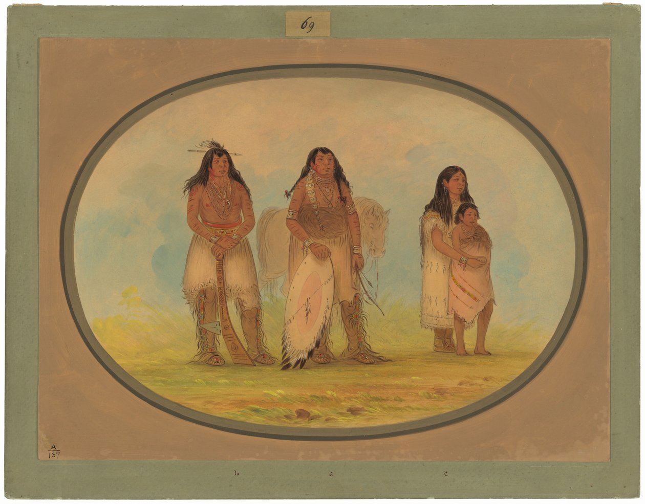 Négy kiowai indián alkotó: George Catlin