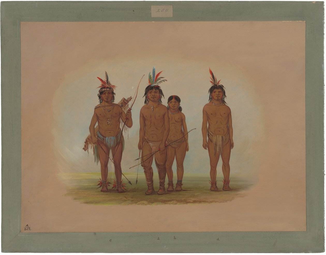 Négy macouchi indián alkotó: George Catlin