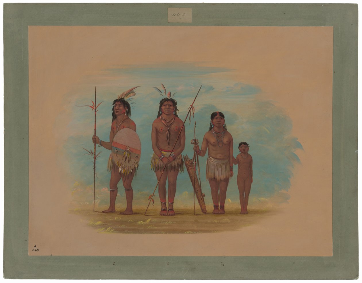 Négy Xingu indián alkotó: George Catlin
